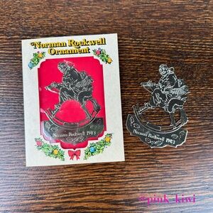 Vintage 1983 Norman Rockwell Ornaments for McDonald's and Coca-Cola